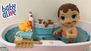 We suggest using warm water if possible. Baby Alive Abby Take A Bath In Our Generation Doll Bathtub Youtube