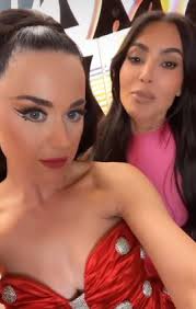 Kim Kardashian's tiny frame almost vanishes in pink bodysuit for concerning  new Vegas pic with Katy Perry & Paris Hilton