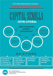 El capital semilla, conocido en ocasiones como financiación semilla, es un tipo de oferta de acciones en la cual un inversor adquiere una parte de un negocio o empresa. Convocatoria Capital Semilla