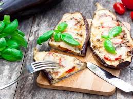 Aubergines Farcies A La Mozzarella Recette Aubergines Farcies Recettes De Cuisine Recette
