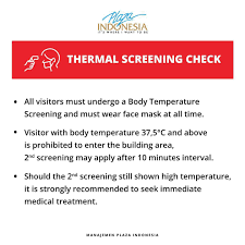 Plazaindonesia On Twitter For The Safety Of Our Customers Store Staffs Our Employees And Community We Are Implementing Body Temperature Screening And Requiring All Visitors To Complete Visitor Health Travel Declaration