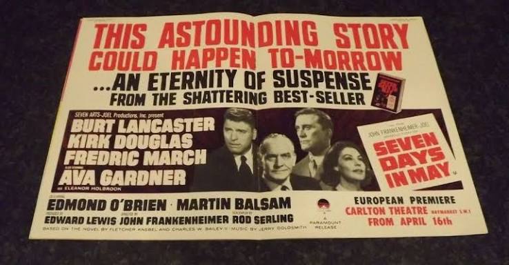 Seven Days in May (1964) **** – The Magnificent 60s