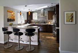 I am so excited for this video! Kitchen Family Room Dining Room Laundry Room Wet Bar And Art Studio Contemporary Kitchen Dc Metro By Fisher Group Llc Houzz