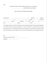 Cu reședința în fapt în: Au Aparut Formularele Necesare Pentru Somaj Tehnic Cererea Si Declaratia Pe Proprie Raspundere Pentru Firme Pfa Uri Si Ii Uri