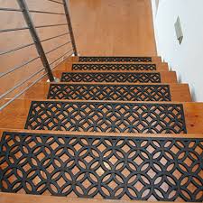 Colonial mills boat house decorative light blue stair treads, set of 13 by colonial mills, inc (1) $385. Rubber Cal Azteca Indoor Outdoor Stair Treads Rubber Step Mats 6 Pack 9 75 By 29 75 Inch Black Pricepulse