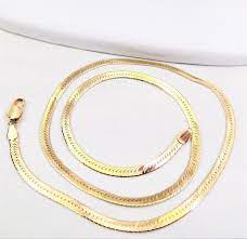 14k Gold Herringbone Chain 18 Silky Chain Made In Italy Vintage Jewelry Chain Gold Herringbone Chain Chains Jewelry Vintage Jewelry