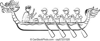 Let us tell you more about this meaningful culture! Dragon Boat Festival Illustration Design Black And White Ink Painting Style Canstock