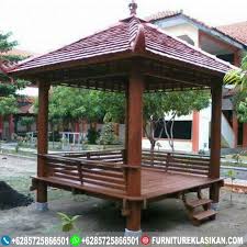 Desain rumah kayu | facebook/cempedak cheese. 77 Ide Gazebo Gazebo Modern Desain