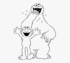 Your little ones are also sure to love the baby cookie monster, holding a cookie of course! Transparent Baby Cookie Monster Clipart Elmo And Cookie Monster Coloring Pages Hd Png Download Transparent Png Image Pngitem
