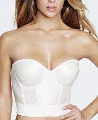 Dominique Noemi Low Back Strapless Bustier Reviews All Bras Women Macy S In 2021 Bridal Bra Strapless Bra Longline Strapless Bra