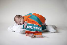 Miami Dolphins Newborn Photography Baby Photoshoot Boy Baby Dolphins Baby Photoshoot
