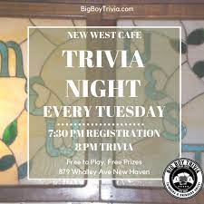You can use this swimming information to make your own swimming trivia questions. Big Boy Trivia Games Socially Distant Trivia Tuesday Newwestcafenh Registration 7 30p Trivia 8p Thinkers And Drinkers Unite Bigboytrivia Thinkersanddrinkers Trivia Pubquiz Craftbeer Westville Newhaven Facebook