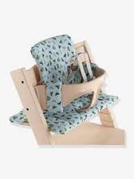 Il est facile à laver grâce au revêtement sans pfc sur sa partie imperméable. Coussin Tripp Trapp Stokke Classic Renards Bleus Stokke Stolar Ren Barn