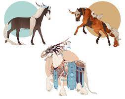 Commission Pointy Ends By Queerly Deviantart Com On Deviantart Horse Art Horse Drawings Animal Drawings