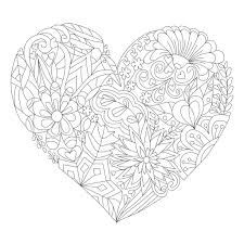 Belle pagine mandala da colorare per adulti e bambini. Fiori Da Colorare Festa Mamma Cuore Mandala Blogmamma It