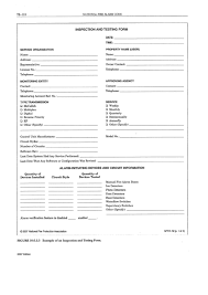 Nfpa 303, fire protection standard for marinas and boatyards, 2006 edition. Nfpa 72 Fire Alarm Inspection And Testing Form Top 15 Fire Alarm Inspection Requirements