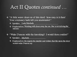 Quotes from william shakespeare's macbeth. Macbeth Act Ii Ppt Video Online Download