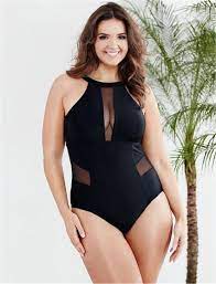 Plus Size One Piece Halter Swimsuit Plus Size Swimwear Plus Size Swimsuits Plus Size Bikini Bottoms
