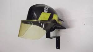 Fireman Fire Fighter Helmet Wall Mount Display Rack Holder Etsy Fire Helmet Helmet Fireman
