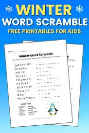 Vocabulary worksheets for kids, teachers, and parents. Winter Word Scramble Printable Winter Words Winter Activities For Kids Free Printables