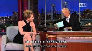 A fan page for scarlett johansson. Scarlett Johansson Al David Letterman 21 11 2012 Sub Ita Youtube