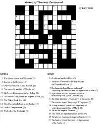 With these 10 sites, you can find free easy crosswords to print, puzzles, and other resources to keep you bus. Tuesday Test Game Of Thrones 42 Webs