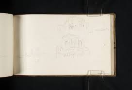 20% off all wall art! Joseph Mallord William Turner Two Sketches Showing The Exterior And Interior Of The Temple Of Minerva Medica Rome 1819 J M W Turner Sketchbooks Drawings And Watercolours Tate