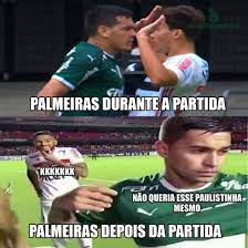 Logo após o apito final, os torcedores rivais inundaram as redes sociais como memes e provocações. Palmeiras Nao Escapa Das Zoacoes Apos Eliminacao Para O Sao Paulo Lance