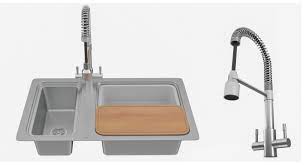 Kitchen sinks and taps began trading in 1992, primarily as a kitchen retailer. Steel Sink Groove Kitchen Sink Mixer Tap Chrome And Accessories 3d Model Max Fbx