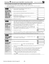 If step 2 is less line 14: Eic Worksheet B