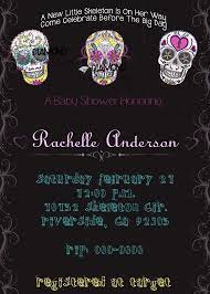 Sugar Skull Baby Shower Invitation Sugar Skull Baby Shower Baby Shower Baby Shower Invitations