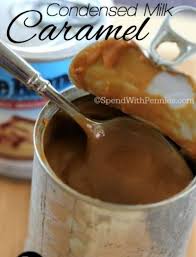 Sweetened Condensed Milk Caramel This Stuff Is Not Only Ridiculously Easy It Is Super Deliciously Addicti Desserts Caramel Recipes Caramel From Condensed Milk