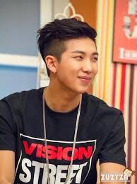 Namjoon Black Hair With Undercut Kim Namjoon Namjoon Rap