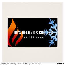 What have some of you guys done to either make your cards stand out, or somethiing that you think should be included in the new cards. Heating Cooling Air Conditioning Hvac Business Card Zazzle Com In 2021 Hvac Business Air Conditioning Business Heating And Cooling