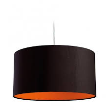 Does it have a minimalistic look with modern clean lines or a traditional homely feel? Zeta Modern Ceiling Pendant Light With Black And Orange Shade 8630bko Lighting From The Home Lighting Centre Uk