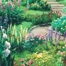 Studio Ghibli Flowers Garden By Sailxrmoon Anime Flower Aesthetic Anime Anime Scenery