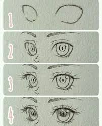 They are quite expressive, and for the lower eyelid, draw a horizontal line (under the upper eyelid) that has a curve at the end. Augen Sind Ziemlich Schwer Zu Meistern Probieren Sie Diese Schritte Aus Joyeux Noel20 Art Drawings Sketches Eye Drawing Tutorials Sketches
