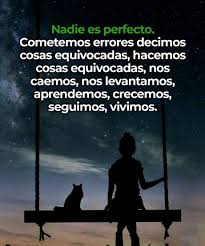 Todos cometemos errores en nuestra vida y en este caso además tiene que ver con un tema sensible. Nadie Es Perfecto Cometemos Errores Decimos Cosas Equivocadas Hacemos Cosas Equivocadas Nos Caemos Nos Levantamos Aprendemos Crecemos Seguimos Vivimos Verbub