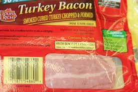 One slice of turkey bacon contains 15mg of cholesterol, 1g saturated fat, and is labeled as having 0g trans fat which. Turkey Bacon Wikipedia