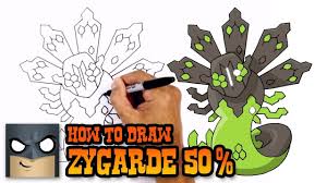 How To Draw Zygarde Pokemon Pokemon Drawings Drawings Pokemon