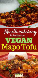 Mouthwatering Vegan Mapo Tofu Hot Spicy Appetizing Vegan Tofu Delicious Vegan Chinese Food Tofu Recipes Vegan Tofu Dishes