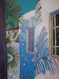 Darlene kulig's vibrant, stylized paintings build on her twenty years' experience as a graphic designer. Barbados Sandy Lane Darlene Kulig Canadian Artist