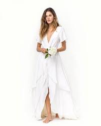Casual Chic 50 Less Formal Minimalist Wedding Gowns Stillwhite Blog Casual Beach Wedding Dress Casual Wedding Dress Beach White Dress