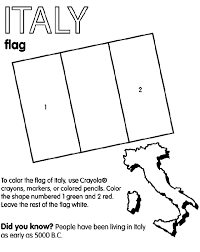 This flag was officially adopted on june 18, 1946, when italy became a republic and the monarchy ended after world war 2. Italy Coloring Page Crayola Com
