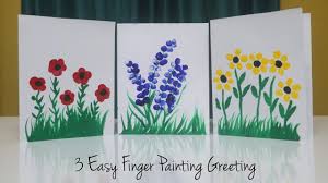 Birthday Card For Teacher By Kids 3 Easy Finger Painting Greeting Card Ideas Teacher S Day Card Kids Can Finger Painting For Kids Finger Painting Teachers Day Card