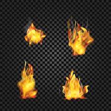 Free vector | fire tileable realistic borders set on black. Collection Of Realistic Fire Flames Vector Eps 10 3015658 Vector Art At Vecteezy