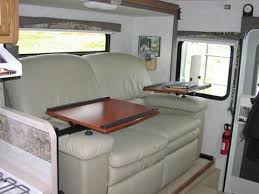 Rv Replacement Furniture Dinette Replaced By Lazyboy Recliners And Swiveling Trays Rv Furniture Motorhome Interior Rv Living