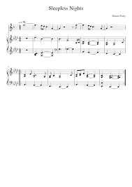 Think about what you want to look for, then. Sleepless Nights Dinner Party Sheet Music For Piano Saxophone Alto Solo Download And Print In Pdf Or Midi Free Sheet Music For Sleepless Nights By Dinner Party Musescore Com