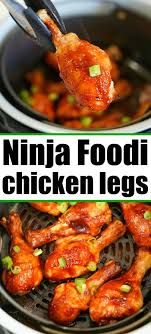 Best Ninja Foodi Chicken Legs Ever Are Here Coated With Barbecue Sauce With Tender Meat On The Inside A Easy Pressure Cooker Recipes Appetizer Recipes Recipes