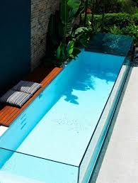 Schwimmbecken Glas Kleiner Garten Gestaltung Holz Bank Pool Im Garten Schwimmbecken Gartenpools